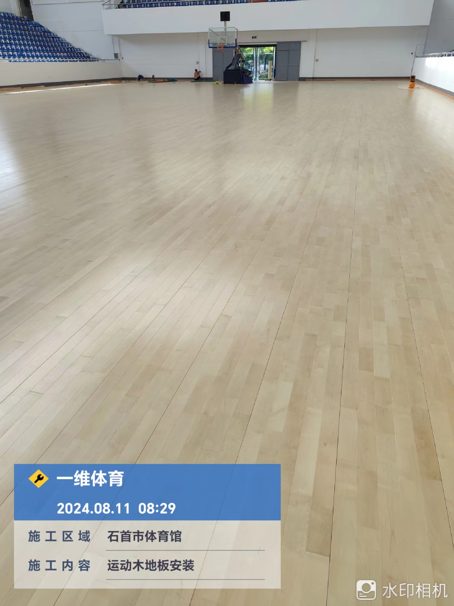 湖北石首體育館木地板安裝項(xiàng)目